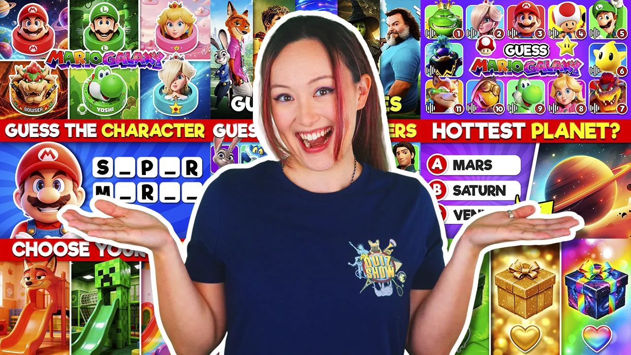 Lili, host of The Quiz Show
