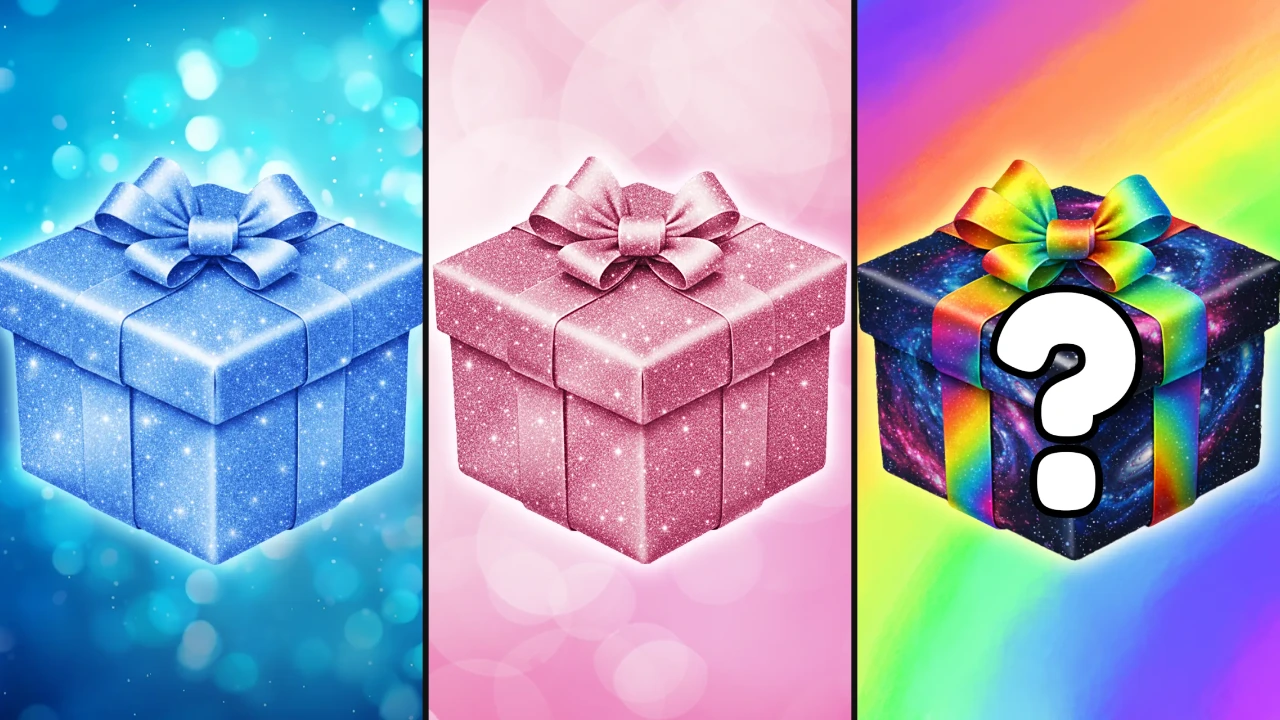 Choose Your Gift: Blue, Pink or Mystery Gift