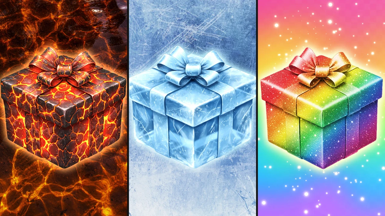 Choose Your Gift: Lava, Ice, Rainbow